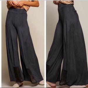 POL Boho Wide Leg Pants pol pants pol lounge pants stretchy comfy pants bohemian
